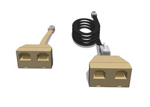 ADAPTATEUR Y RJ45 DOUBLE-PHONIES ET BOX-ENVOIS